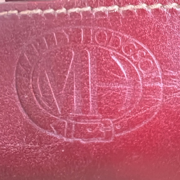 Marley Hodgson Perforated Leather Tote Bag Brown Vintage - Picture 5 of 10